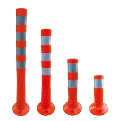 Flexibel parkeerpalen oranje/wit