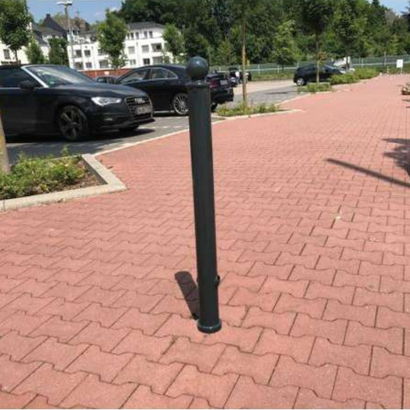 Trottoirpaal Verona uitneembaar omgeving