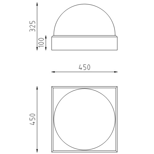 Parkeerbol klein tekening