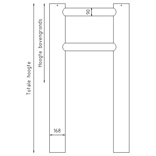 Maatwerk anti-ram barriers te inbetonneren