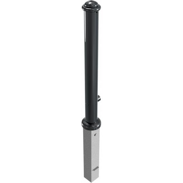 Trottoirpaal Turijn uitneembaar met driekantslot