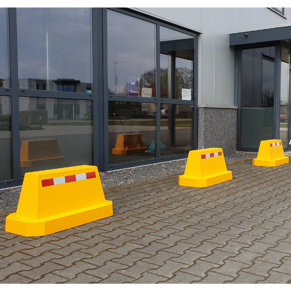 Afzetblok Aanrijdblok Omgeving Geel