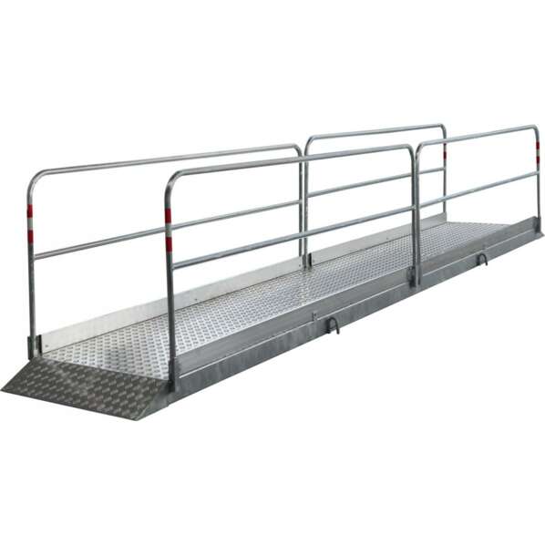 Aluminium loopbrug Optimum 1200x5500