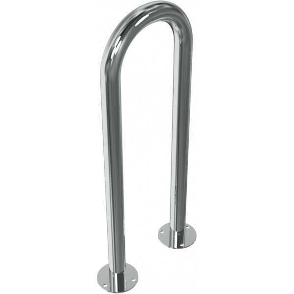 Rvs beschermbeugel Ø48 U-beugel smal op voetplaat