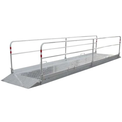 Aluminium loopbrug Light 6500x1300