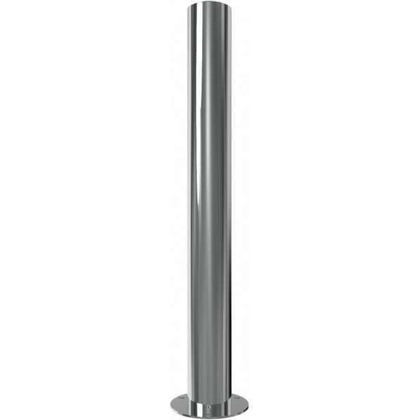 Rvs Beschermpaal Op Voetplaat Ø89