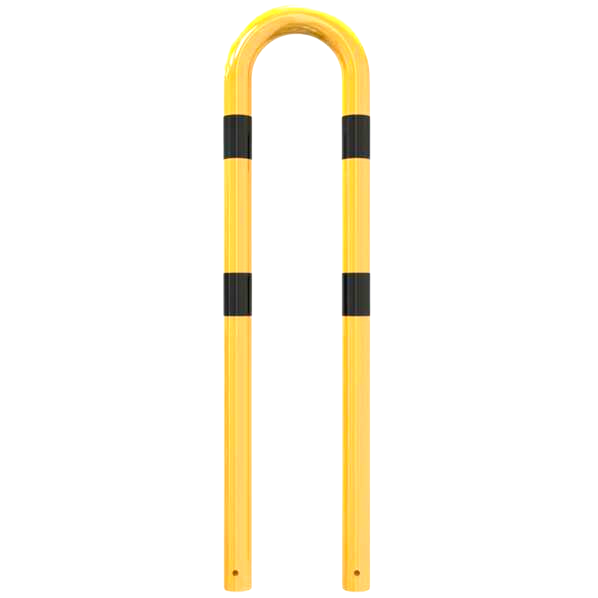 Beschermbeugel Ø76 U-beugel geel zwart inbetonneren