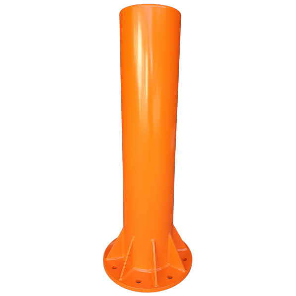 Maatwerk Anti Rampaal Oranje Met Voetplaat