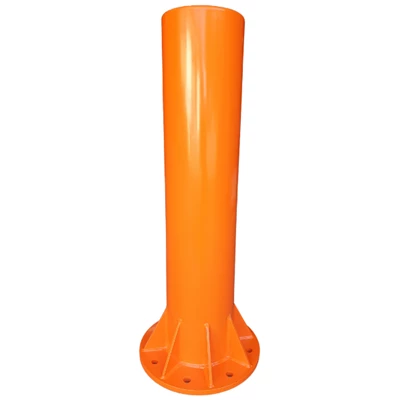 Maatwerk Anti Rampaal Oranje Met Voetplaat