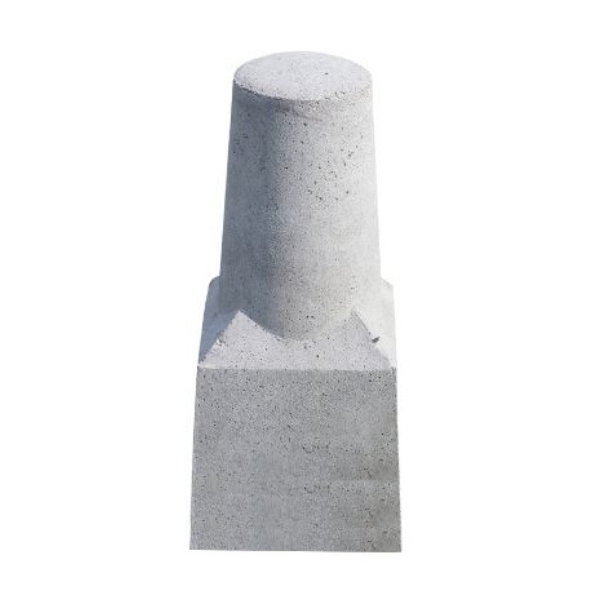 Betonnen sierpaal klein grijs beton