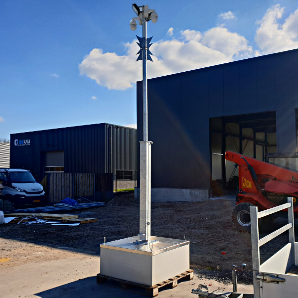 Mobiele cameramast Mobi-Watch omgeving