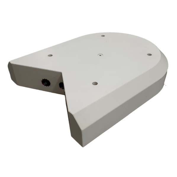 Prefab modulair verkeerseiland van beton eindstuk