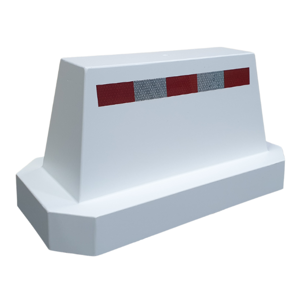 Afzetblok Aanrijdblok Wit