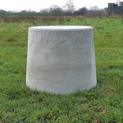 Betonpoef rond 600x600 omgeving