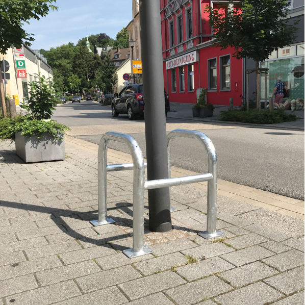 Beschermbeugel Ø60 kolombeschermer thermisch verzinkt omgeving