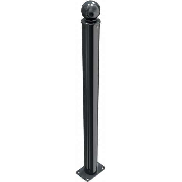 Trottoirpaal Rome op voetplaat