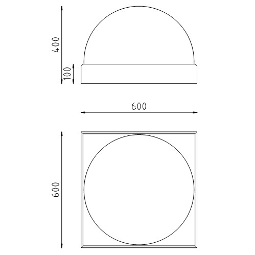 Parkeerbol groot tekening