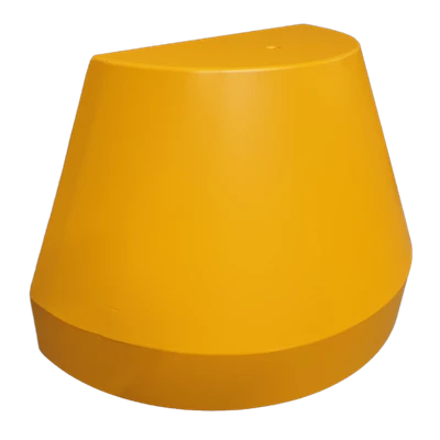 Afzetblok Schampblok Geel